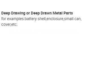 deep drawing deep drawn stamping