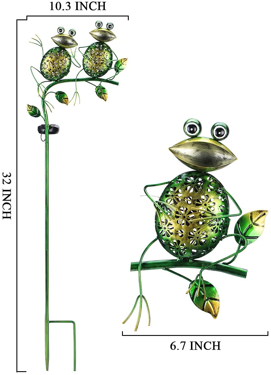 Arredamento da giardino rane seduto in metallo