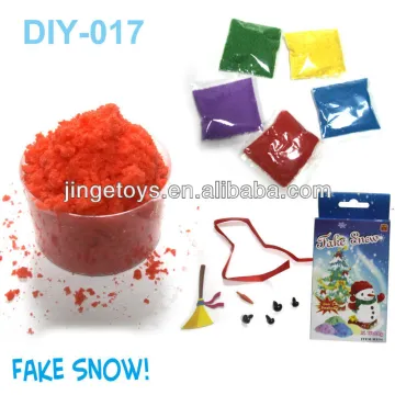 DIY fake snow and DIY snowman