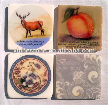 Eco-friendly marble thirsty absorbent cork coaster
