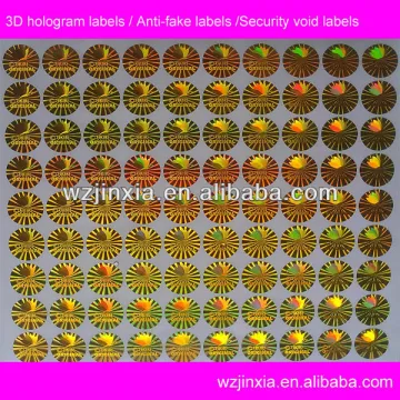 3d security holograms,roll 3d hologram sticker,3d laser hologram stickers