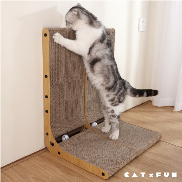 Hoher Qualität günstiger Preis Haustier Verspielte Wellpapier -Katze Kratzer