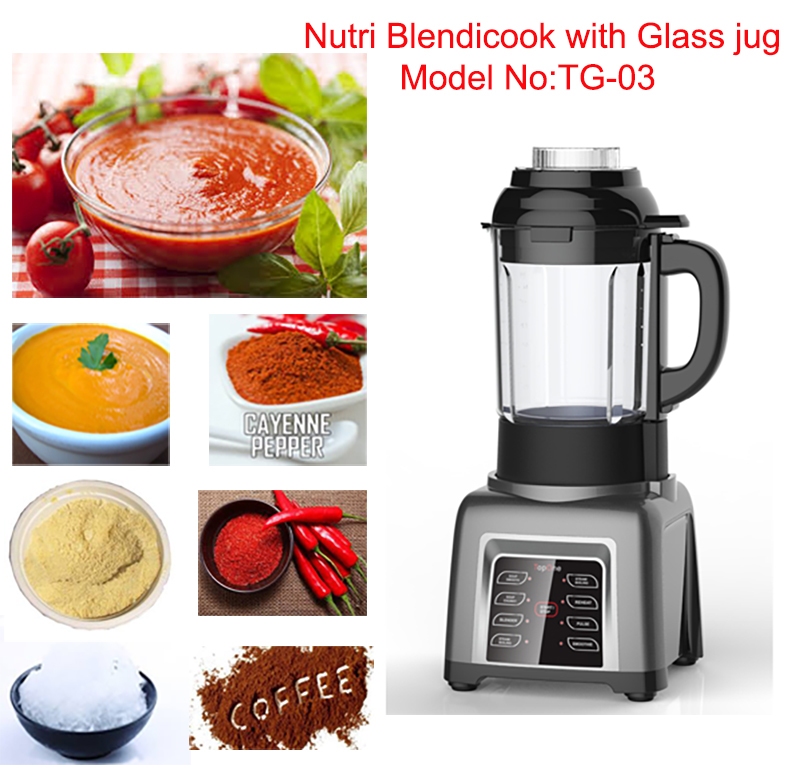 Nutri-Blender makes hot soup press soup making machine