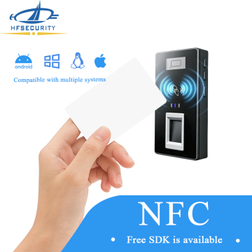 सरकारी पहचान नामांकन के लिए HF7000Pro ब्लूटूथ बायोमेट्रिक फ़िंगरप्रिंट स्कैनर