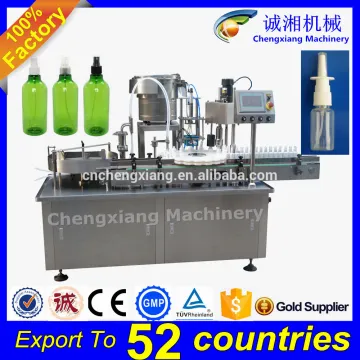 CE Certificate 50ml bottle filling machine,body spray filling machine