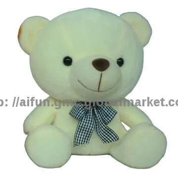 Soft Toy Silk Scarf Bear