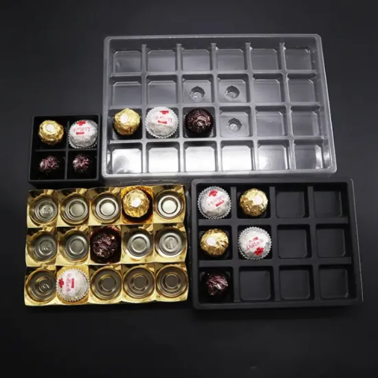 PS Plastic Food Inner Tray for Packaging Chocolate