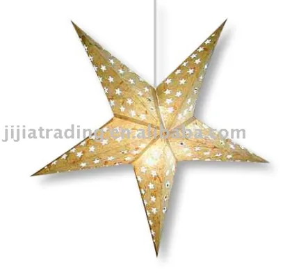 paper star lamp