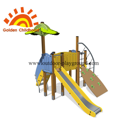 Climbing And Slide Outdoor Kids Playground For Sale