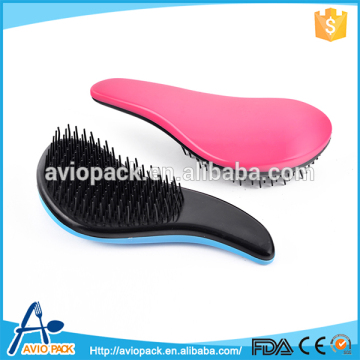 Good quality colorful plastic PP custom hair brush with low price