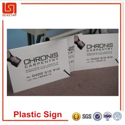 Professional custom unique coroplast signs