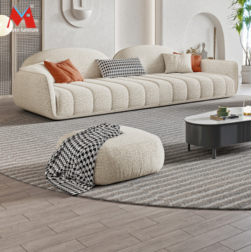 Maxky light luxury fabric sofa simple