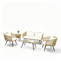 Woven PE Outdoor Leisure Sofa Set