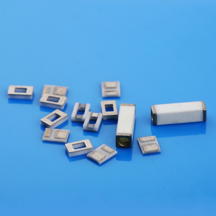 Square 96% Alumina Metallized Ceramic Tube