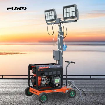 Good design nighttime construction 5m mobile lighting Tower