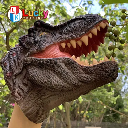 Vibrant PVC Dinosaur Hand Puppet Toys: Educational Fun for Kids