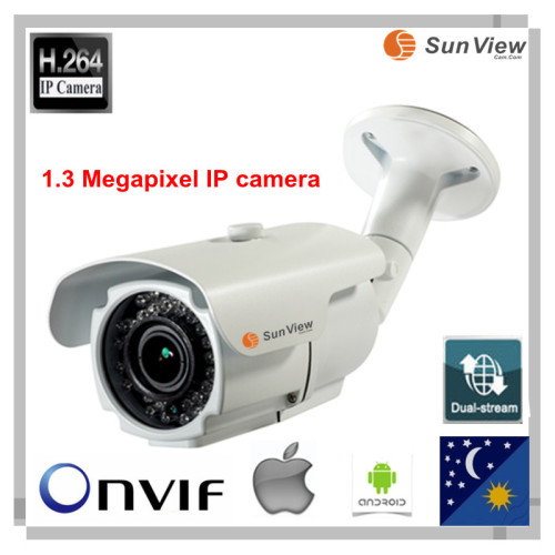 SunView free P2P WIFI 720P varifocal lens HD IR surveillance camera, IP camera(SV-B10VWS)