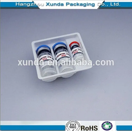 Customized Disposable Medicine Bottles Plastic Blister Packing Tray