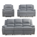 Hot selling high-grade polyester fabric reclining sofa set