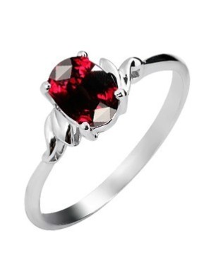 Red Pomegranate Crystal Ring (FQ-7016)