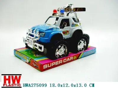 16CM L/C toy  Police Car 3color