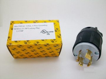2016 Nylon Materials NEMA L15-30P receptacle/US standard plug/NEMA twisting lock plug