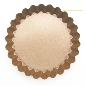 Big Egg Tart Quiche Set: Large Pizza Steel & Mini Cake Baking Pans (9 Plates, Round, Non-Stick, 3-4 Inch)