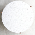 Forma irregular Home Terrazzo Top Tope de café redondo