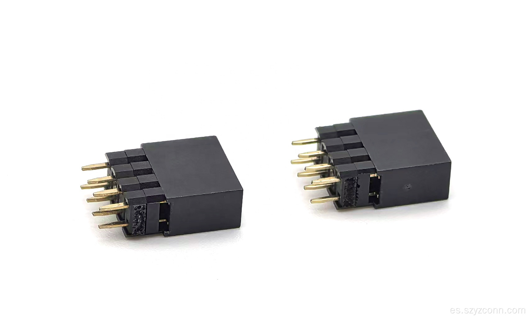 Conector de cabezal hembra de paso de 2,54 mm recto 8P