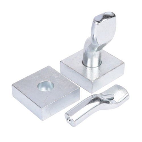 Square plate&pin hinge for swing door