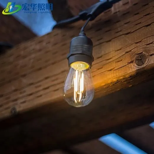 Wedding & Christmas Decorative Filament LED String Lights S14 E26 E27