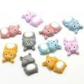 100 pièces résine mignon souris Hamster Animal japon poupée Flatback Cabochon jouet modèle Statue Figurine ornement Miniatures maison bricolage décor