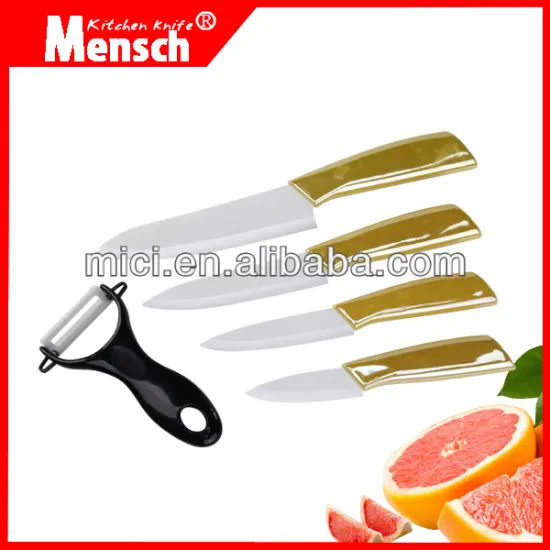 5pcs best Manufacturer Product Ceramic chef Knife with ceramic handle