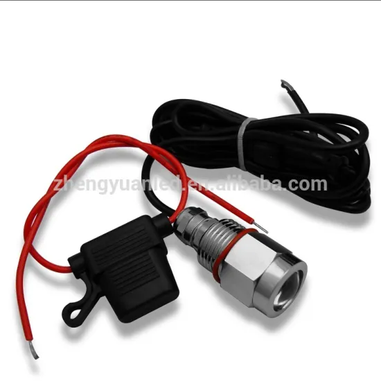 Red Blue White led yacht waterproof connector drain plug light