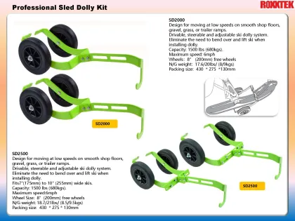 SD2500H Professional Snowmobile Dolly Sled Dolly