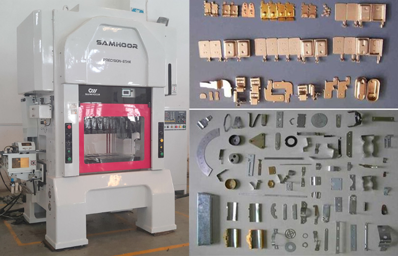 Precision metal stamping high speed punch press machine