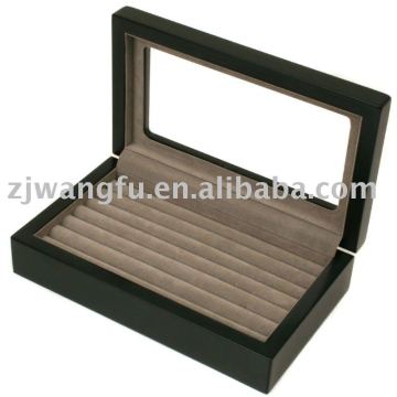 7 Rows Ring Storage Display Case