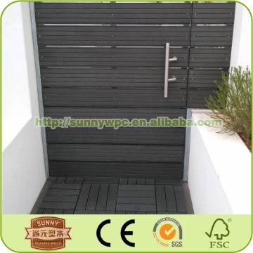 outdoor decking wpc fence panel