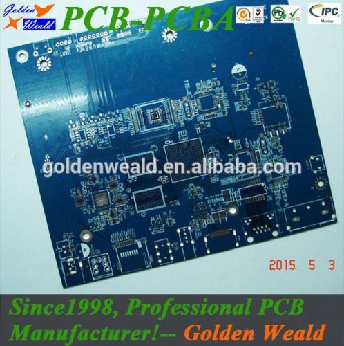 china shenzhen Factory 2 layers pcb design rigid fr4 pcb rigid pcb with gold finger