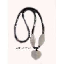 Hematite pearl Shell Necklace