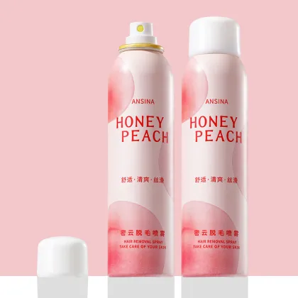 Wholesale Private Label Peach Scented Aerosol Hair Removal Spray - 150ml