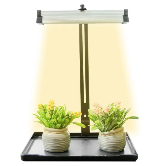 Adjustable LED Grow Lamp Stand for Seed Starting and Plant Growth