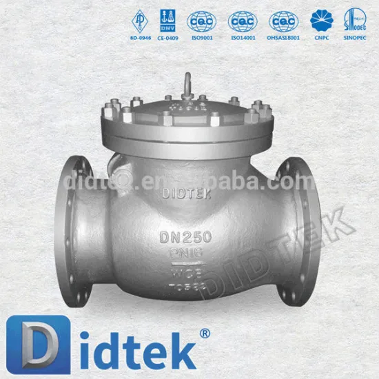 Didtek DIN Unidirection Swing Check Valve
