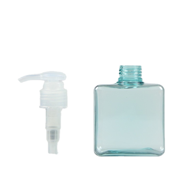 Empty shampoo dispenser bottle with lotion pump