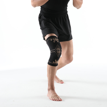 Adjustable Custom Sports Kneepads with Compression Copper Nylon Brace Sleeves