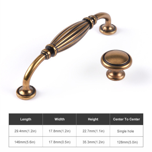 1-1/6" (29mm) 6 inch kitchen cabinet handles