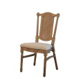 Vintage Rattan Wooden Louis Dining Chair