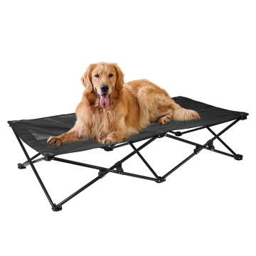 High Quality Outdoor Folding Iron Frame Dog Bed Cot