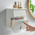 Modern Design Plastic Paper Holder with Storage Drawer for Bathroom (No Drilling Needed)