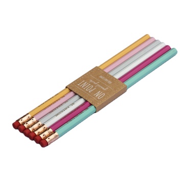 Set di matite di grafite ispiratore personalizzato con detti Funny: perfetti articoli da regalo promozionale aziendale